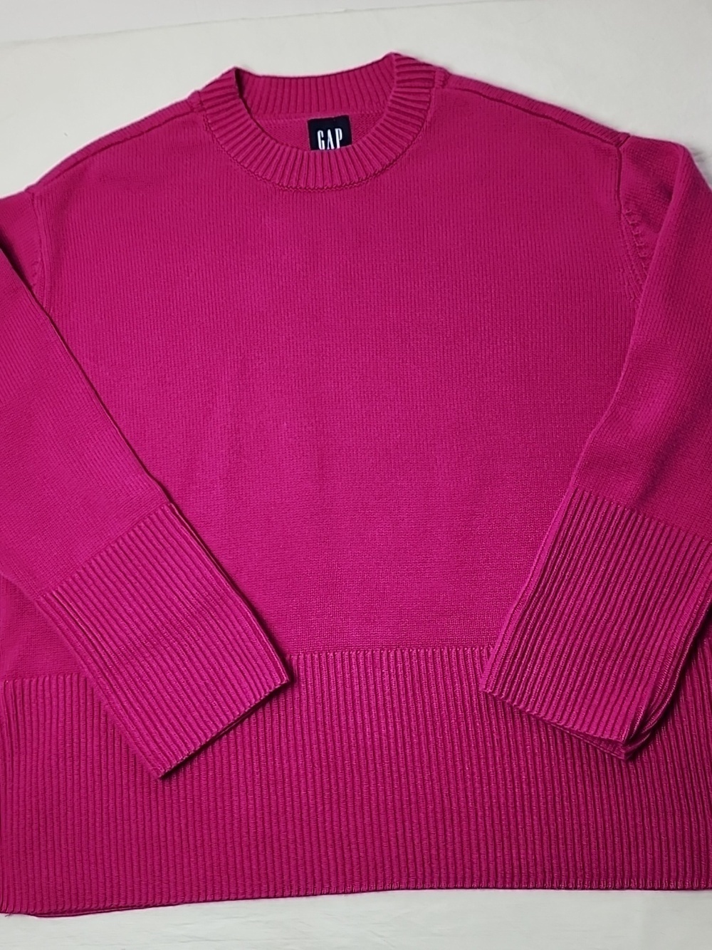 GAP Pink Sweater Women's Size Large 100% Cotton Fall 2024